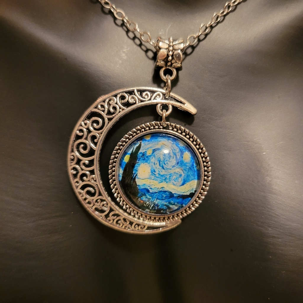 2/$20 Moon Starry Night Necklace